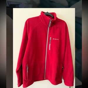 Columbia Red Fleece Jacket